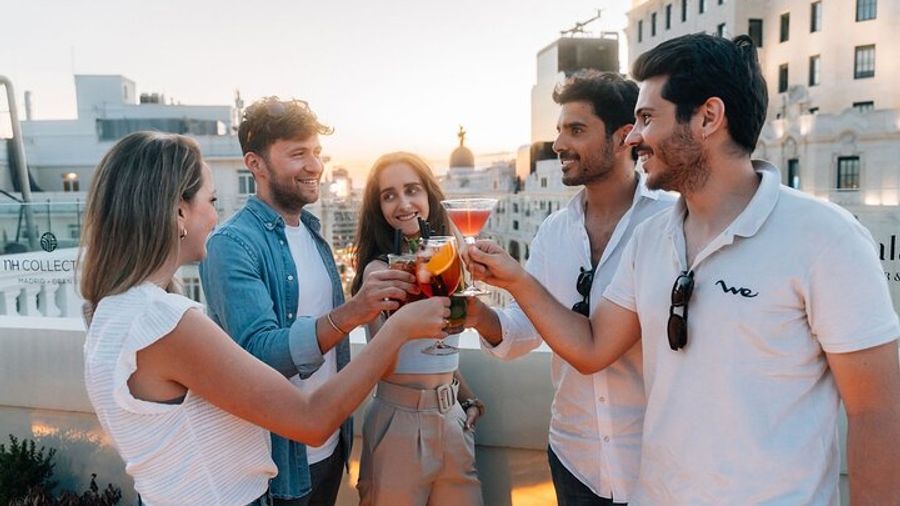 Madrid Tapas & Wine Tour with Rooftop Views and Local Guide