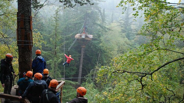 Klondike Half-Day Rock Climbing and Rappelling and Ziplining