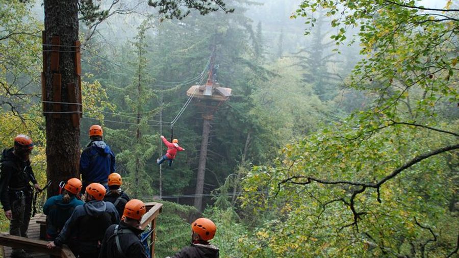 Klondike Half-Day Rock Climbing and Rappelling and Ziplining