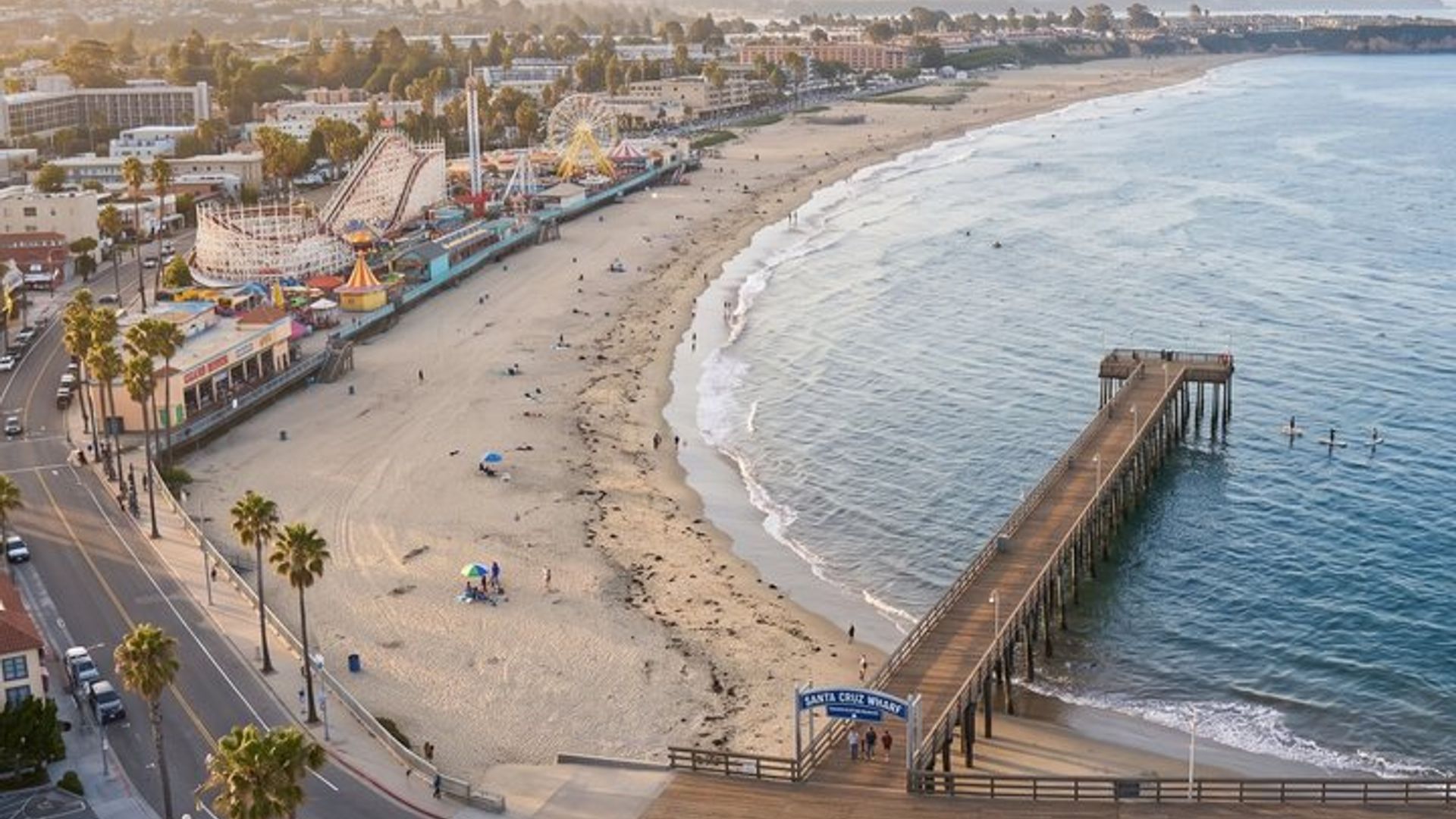 Private Santa Cruz Coast and Harbor E Bike Tour