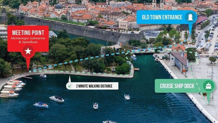 Kotor to Our Lady of the Rock and Blue Cave Private Boat Tour