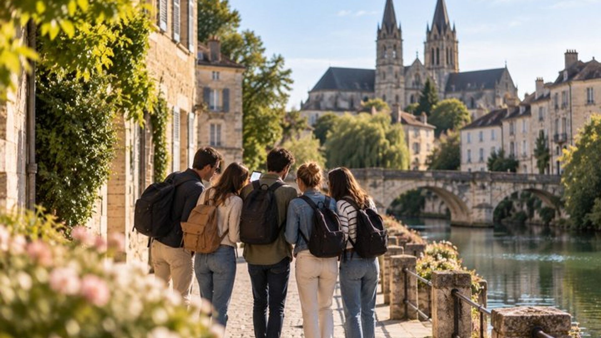 Magie-Fluchtspiel in den Straßen von Niort