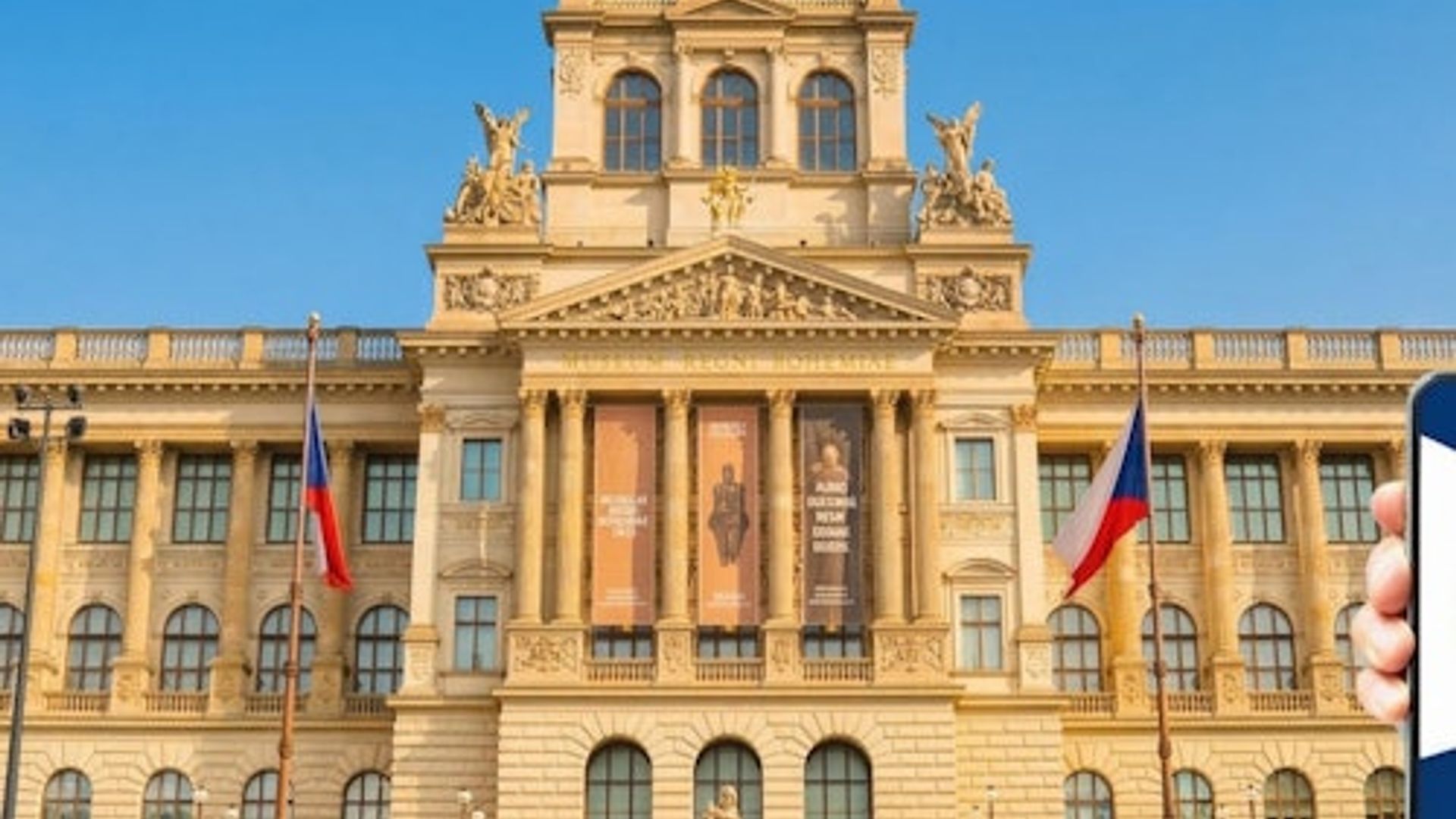 Prague National Museum: Entry Ticket + City Tour Audio Guide