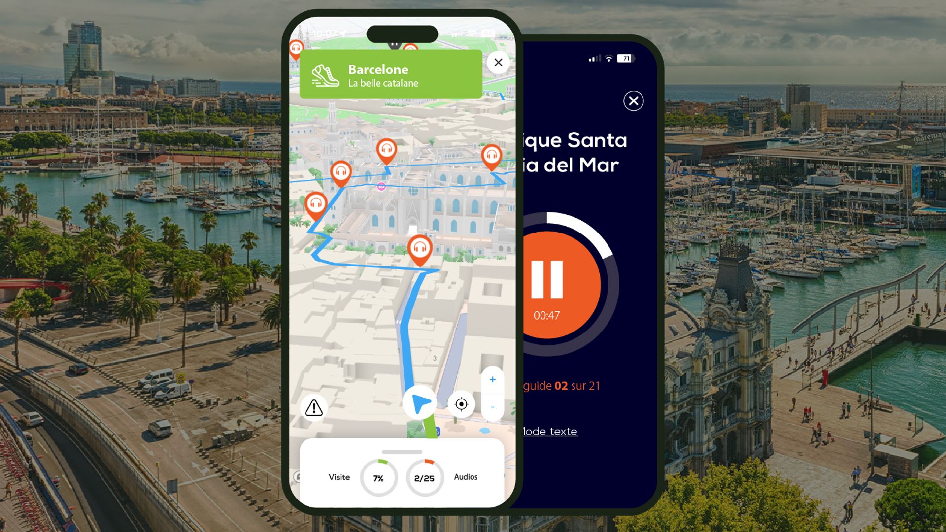 Barcelona: Audio Guided Walking Tour (2.5 hours - 26 audio comments)