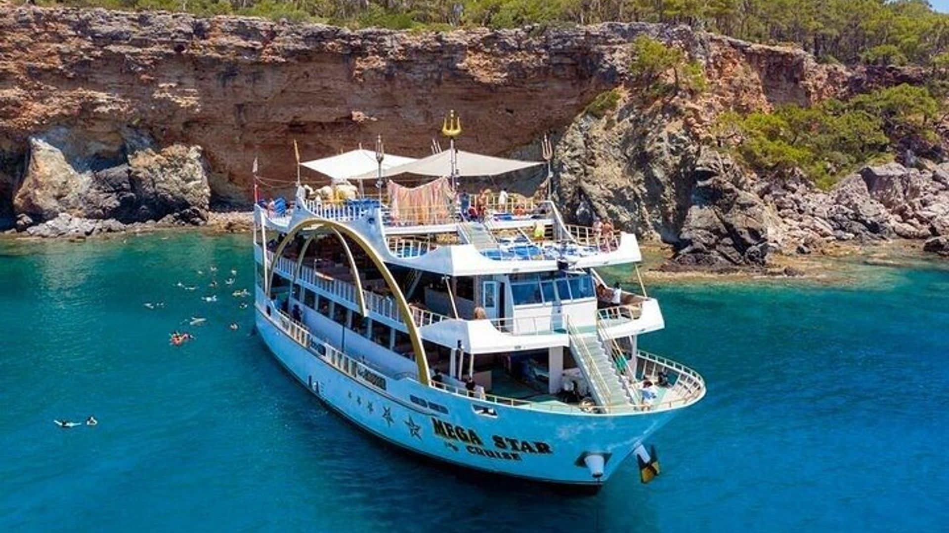 Mega Star Boat Trip, Lunch & Foam Party from Antalya & Kemer