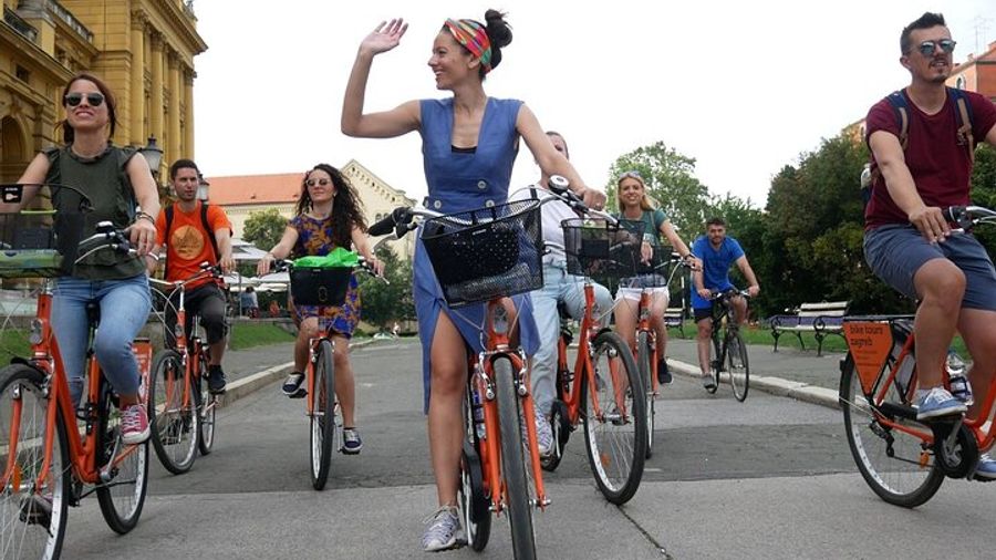 Zagreb Highlights Small-Group Half-Day Bike Tour With Drink