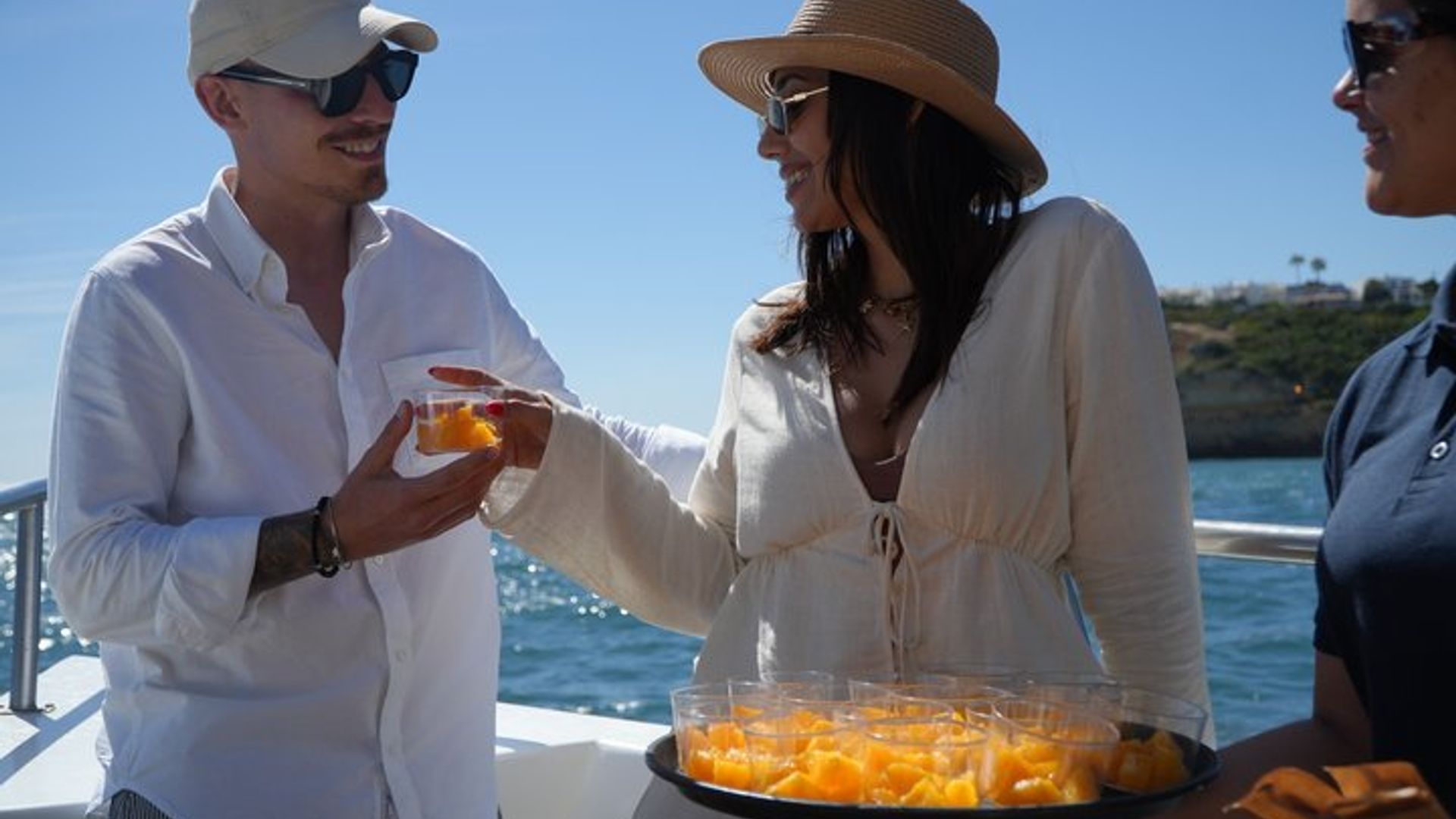6-Hour Sunset Dinner Catamaran Cruise from Albufeira