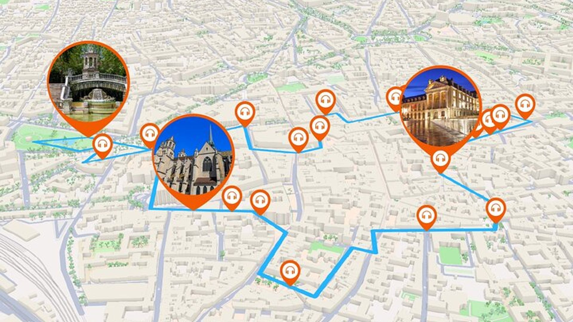 Dijon: 1,5-stündiger Audio-Rundgang mit 24 Audiokommentaren