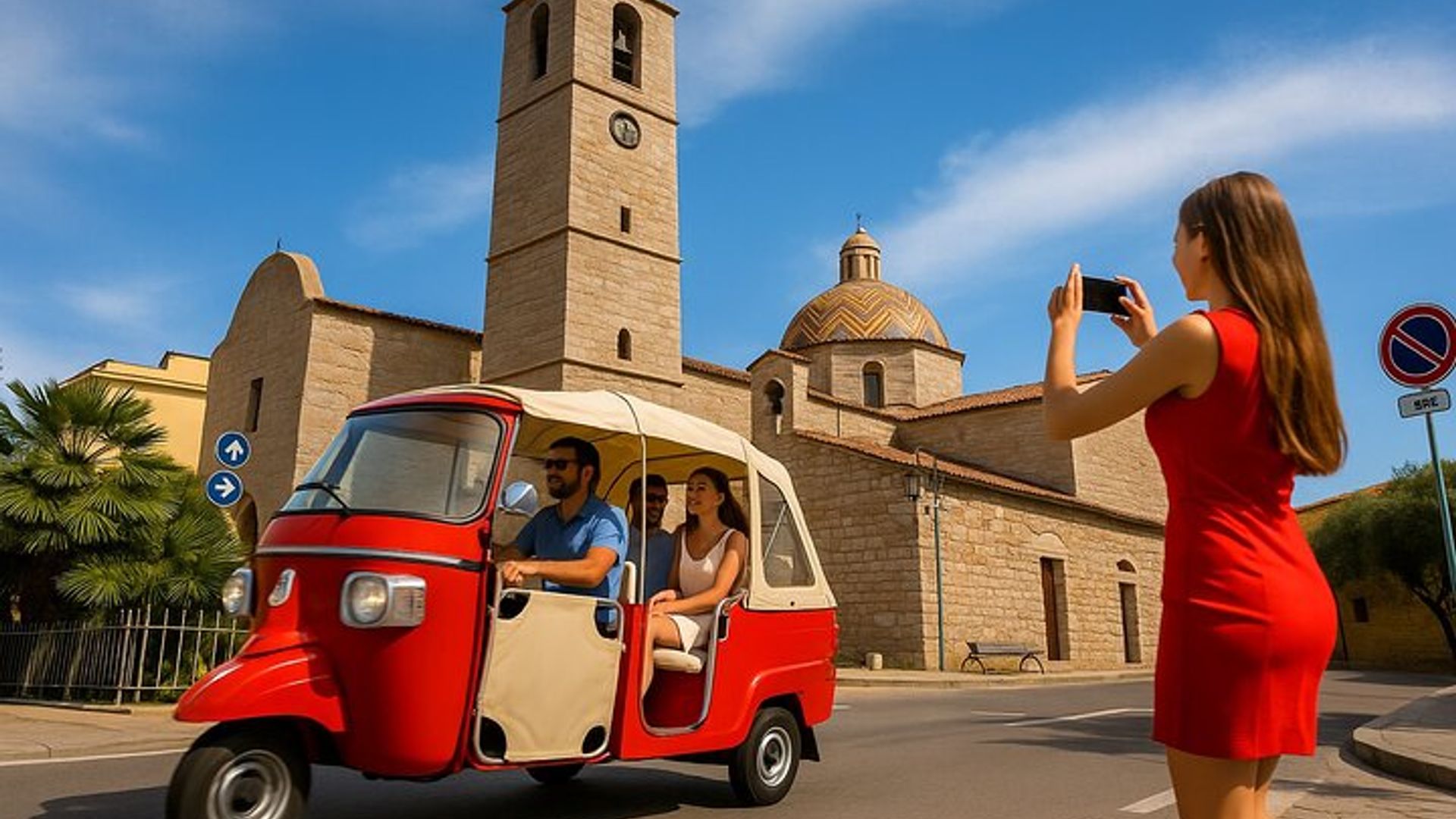 Olbia: Private romantische Tuk-Tuk-Tour