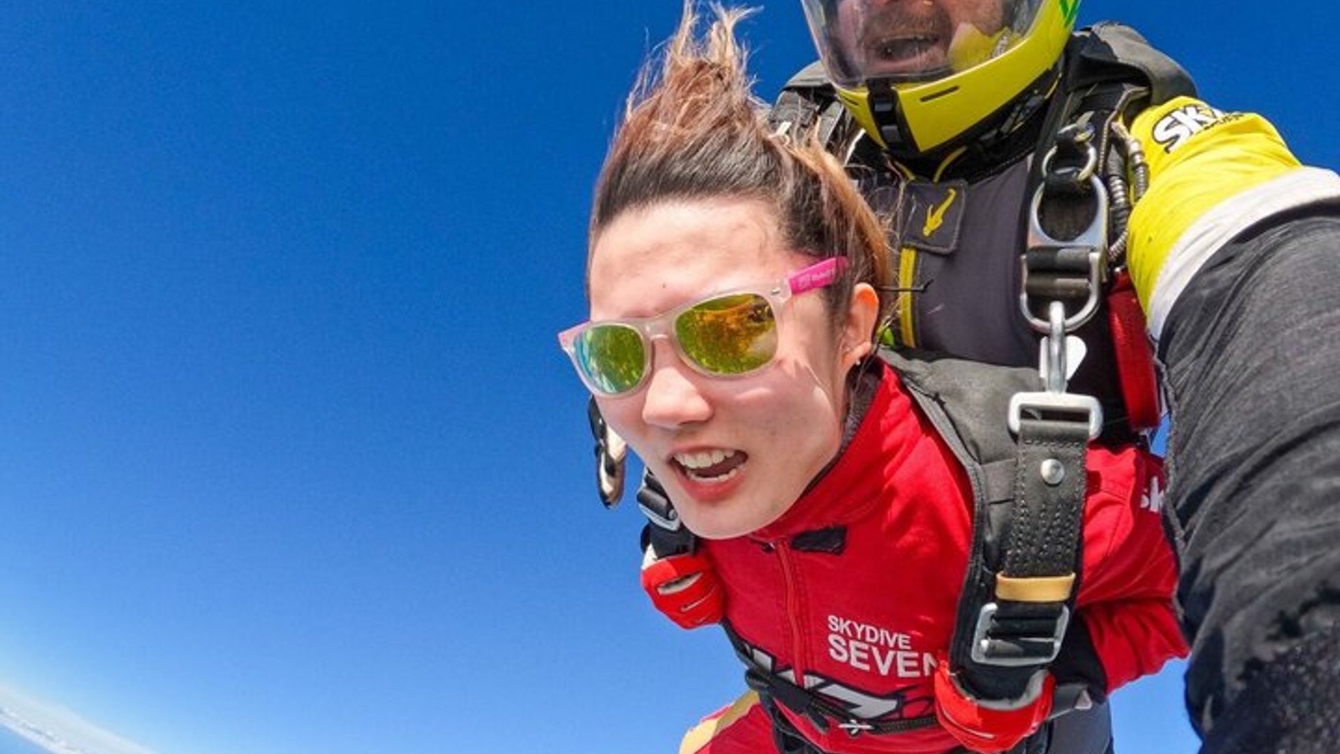 Paracaidismo en tándem en el Algarve desde 15.000 pies (4.572 metros)