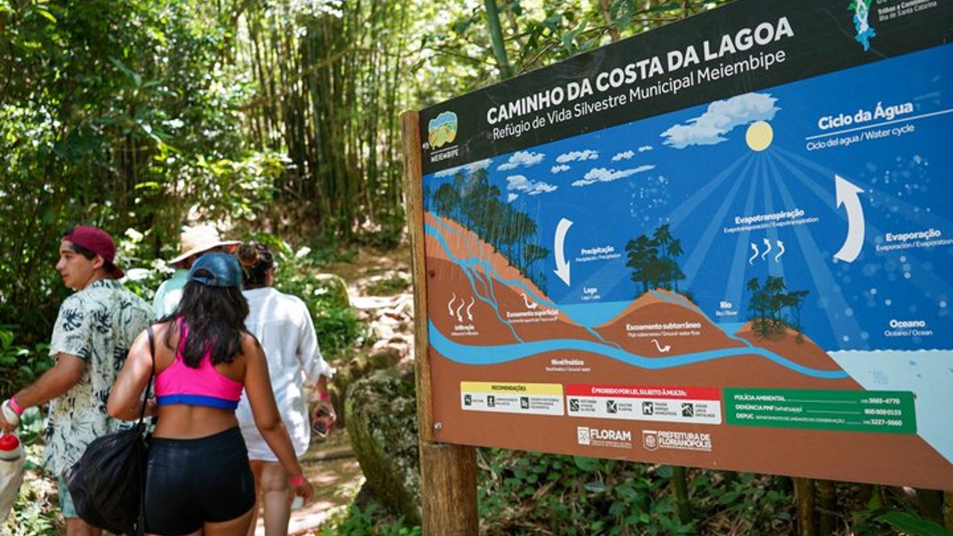 Excursion en bateau Florianópolis Costa da Lagoa et piscines naturelles