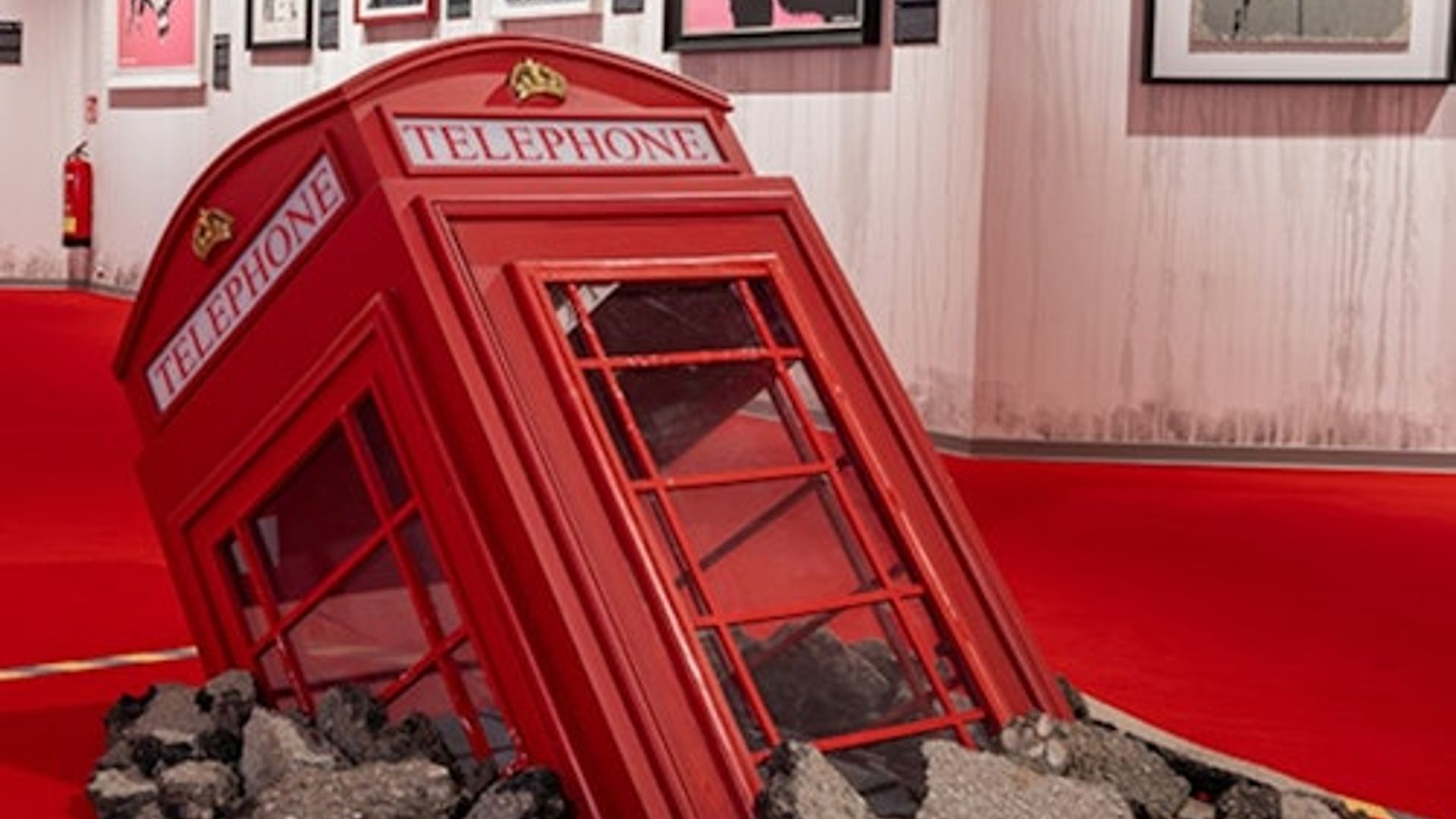 Entrada para la exposición «House of Banksy: Una exposición no autorizada»