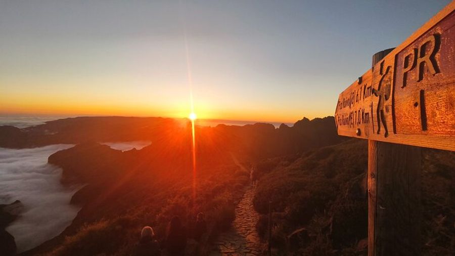 Madeira Sunset at Pico do Arieiro and PR1 Stairway To Heaven