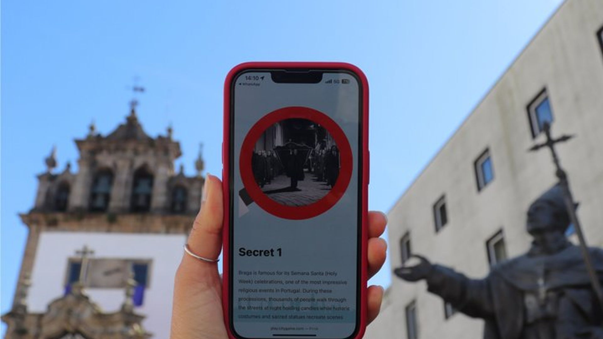 Secretos autoguiados de Braga Exploration Game