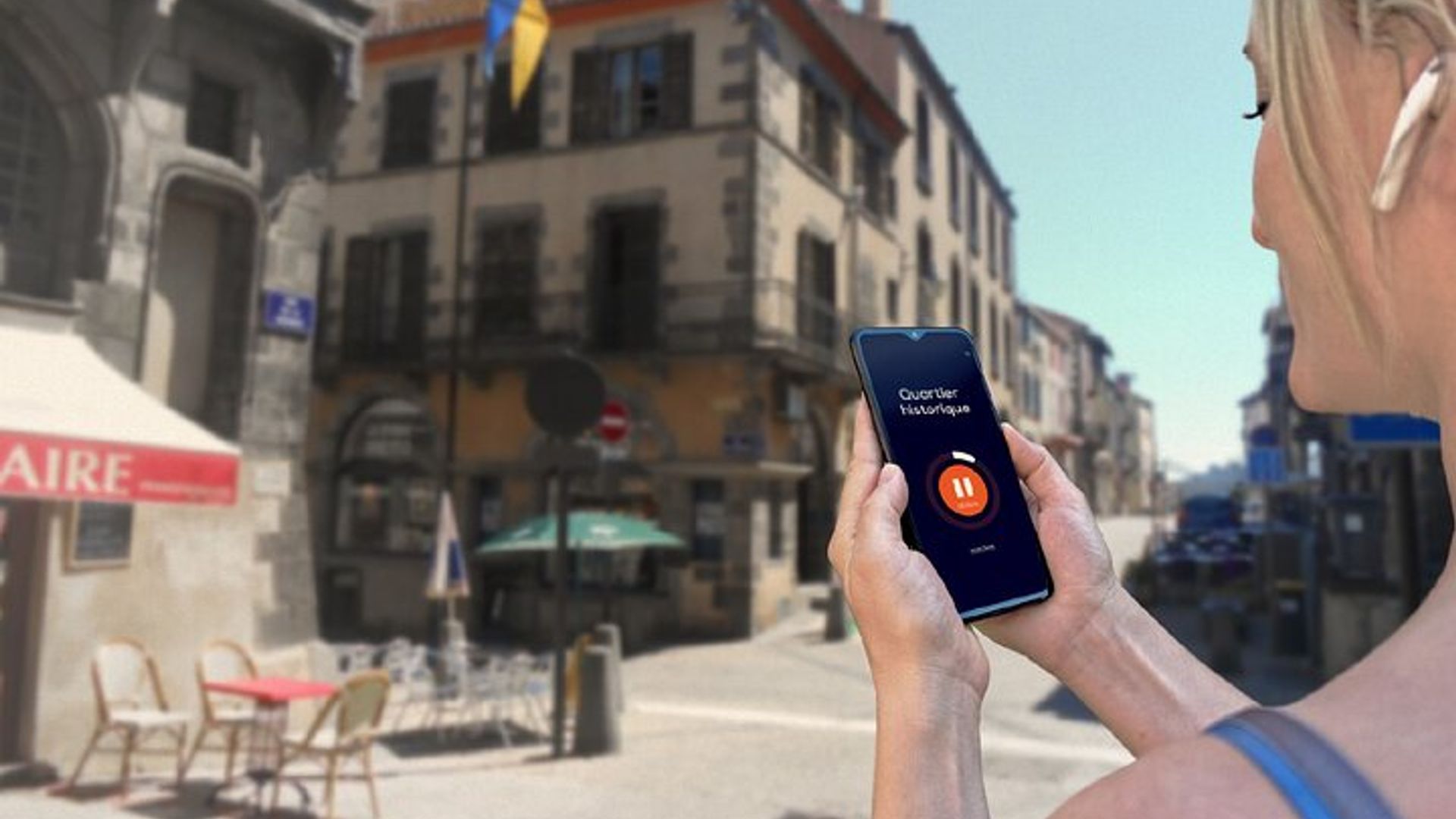 Clermont-Ferrand Visite audioguidée à pied 2h10 et 21 audios