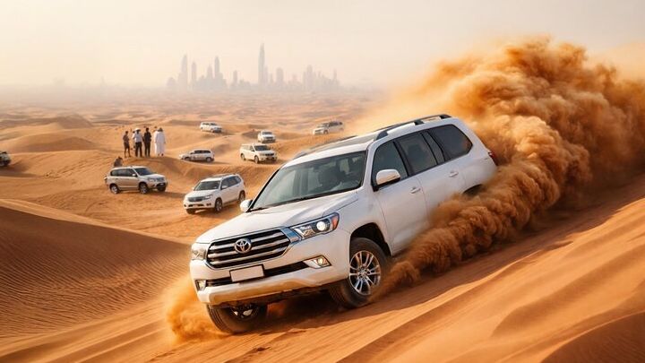 Dubai Desert Safari with BBQ Dinner, Live Shows & Camel Ride