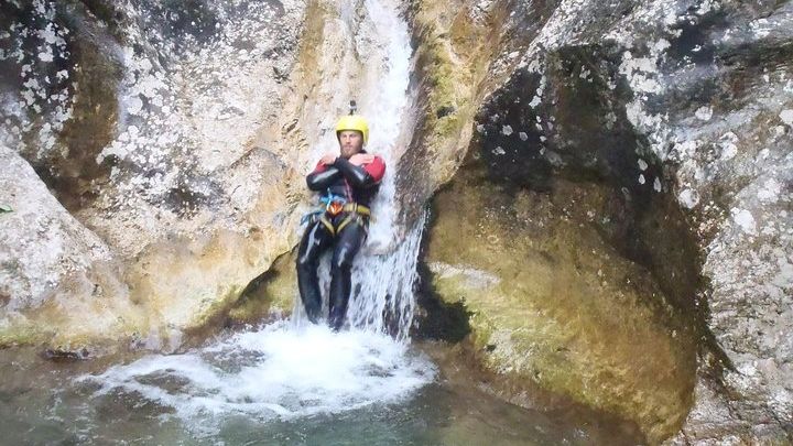 Soca Valley Canyoning Group Tour from Bovec