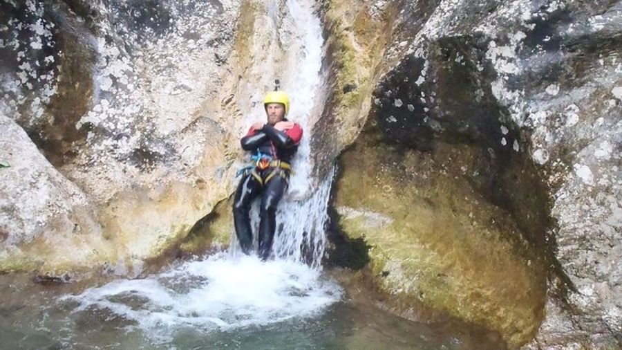 Soca Valley Canyoning Group Tour from Bovec