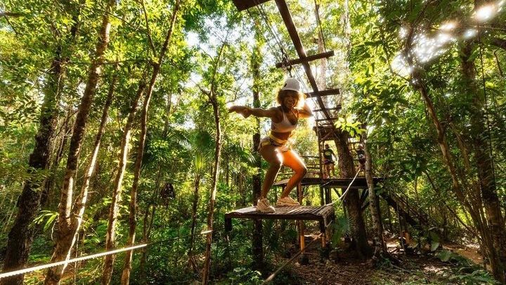 ATV Ride With Ziplines, Cenote, and Tequila Tasting