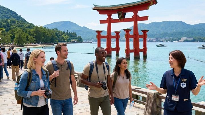 Hiroshima and Miyajima Private Day Tour by Public Transit