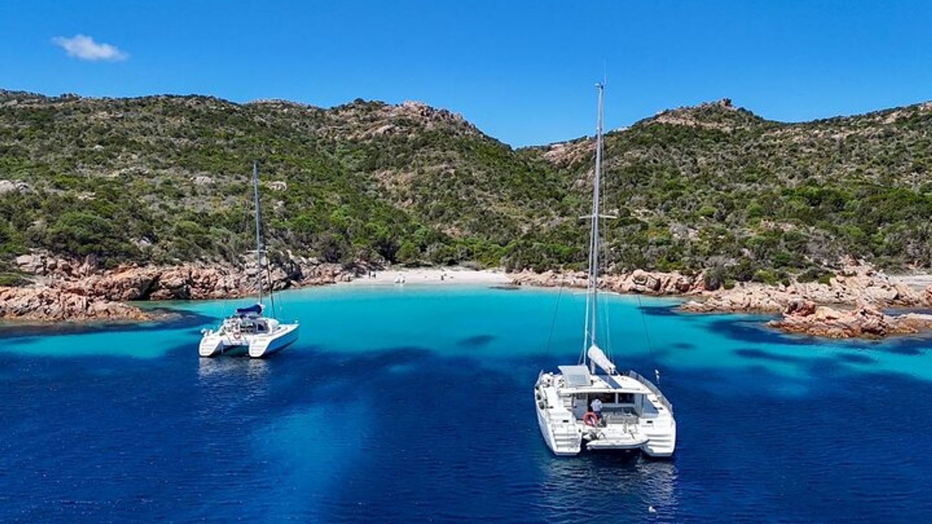 Excursion en catamaran sur l'archipel de La Maddalena