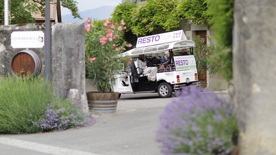 Geneva Vineyards Private e-TukTuk Tour with Tasters