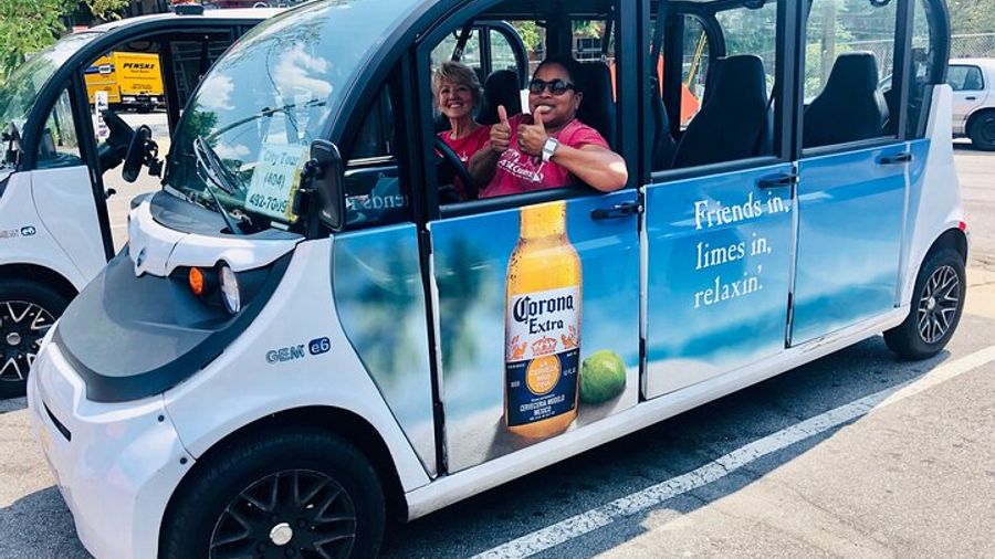 Atlanta City Electric Car Guided, 90-Minute Sightseeing Tour