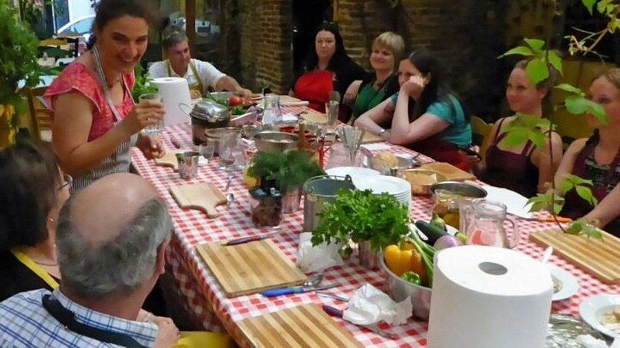 Corfu Private Greek Home-Style Cooking Class with Market Tour