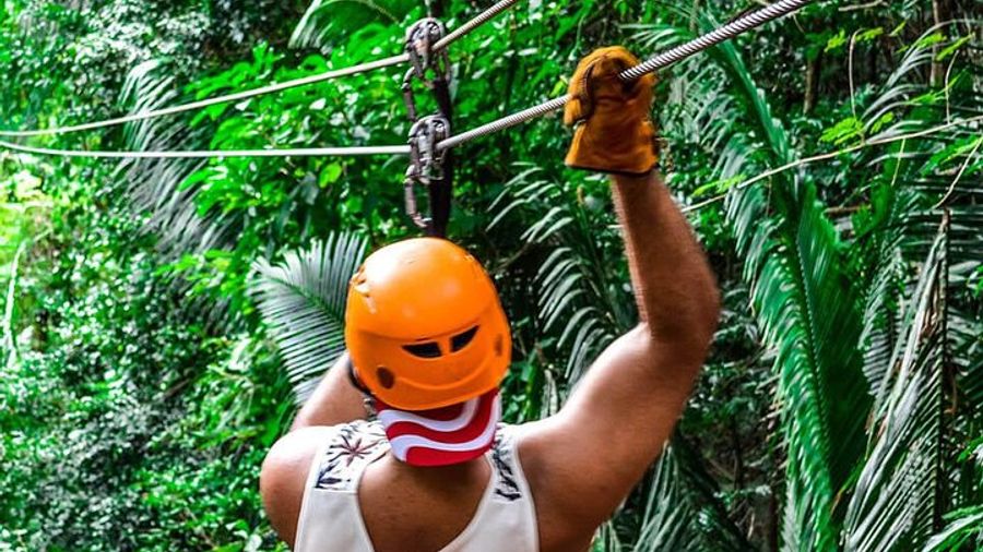 Cave Tubing and Zipline Small-Group Tour from Belize City