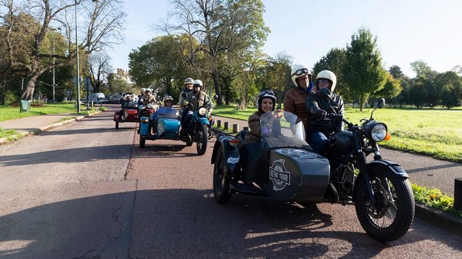 Paris Sightseeing Retro Sidecar Tour, Custom Full-Day Option