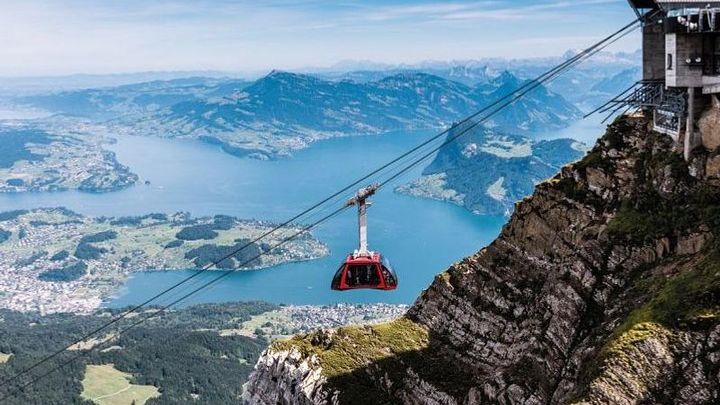 Mt. Pilatus Summer Day Tour: Gondola, Cable Car, Train, Boat
