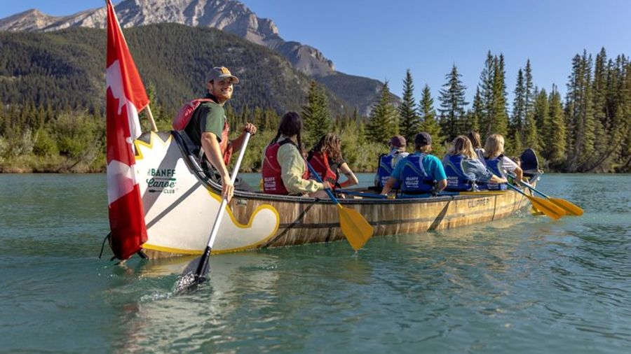 Banff National Park Big Canoe Tour