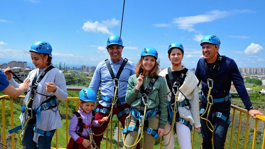Try the fastest zipline in Armenia
