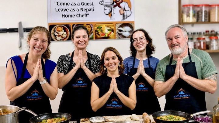 Kathmandu: Cook Nepali Dishes & Momos with Local Chefs & Pickup