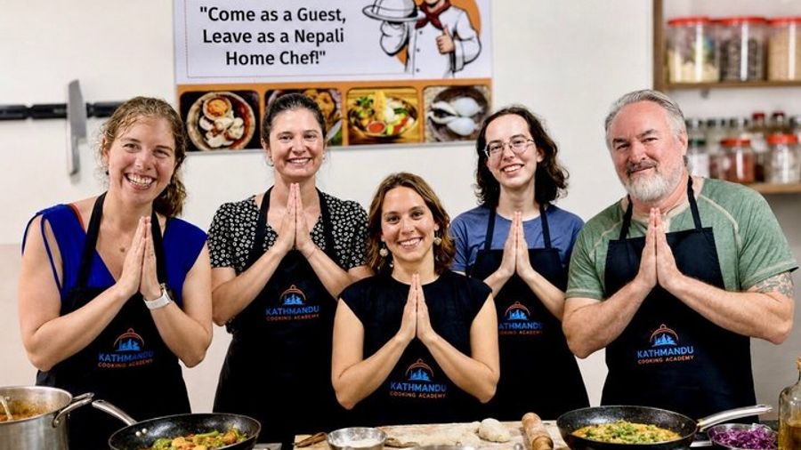 Kathmandu: Cook Nepali Dishes & Momos with Local Chefs & Pickup