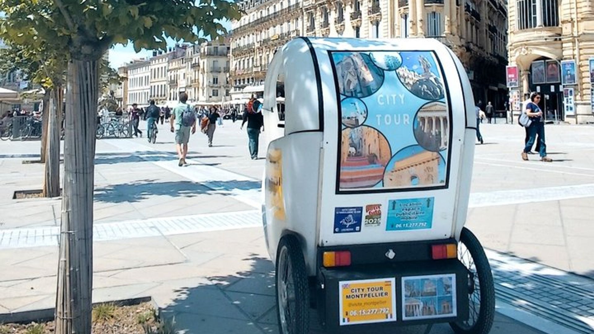 Montpellier Bike-Taxi Tour turístico privado y audioguía