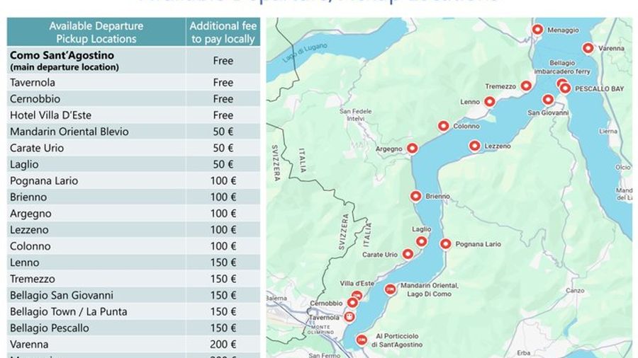 Lake Como Boat Tours: options from 1 hour to a Full Day