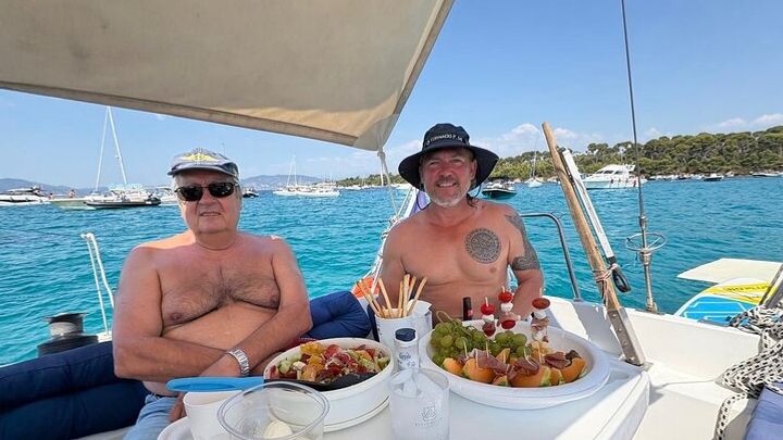 Cannes to Lerins Islands Private Half-Day Boat Tour, Snacks