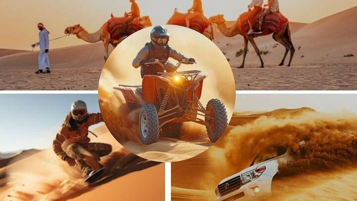 Doha Desert Safari, QuadBike,Dune buggy, Sandboarding & CamelRide