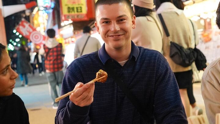 Osaka Street Food Small-Group Walking Tour With Tastings