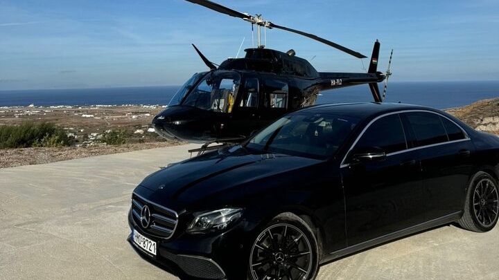 Santorini Luxury Private Airport, Port & Hotel Transfer