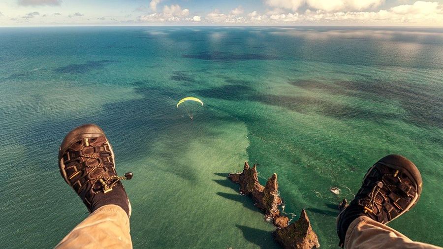 Paragliding tandem flight