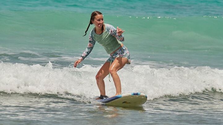 Shaka surf lesson adventure!