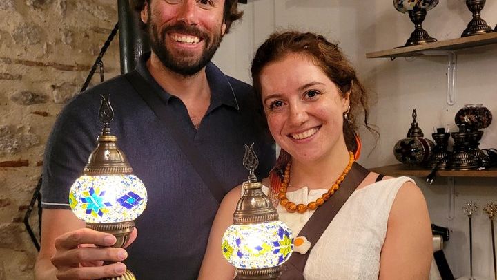 Istanbul Turkish Mosaic Lamp Workshop in Balat - All Included