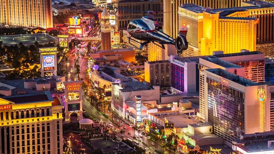 Las Vegas Strip Helicopter Night Flight