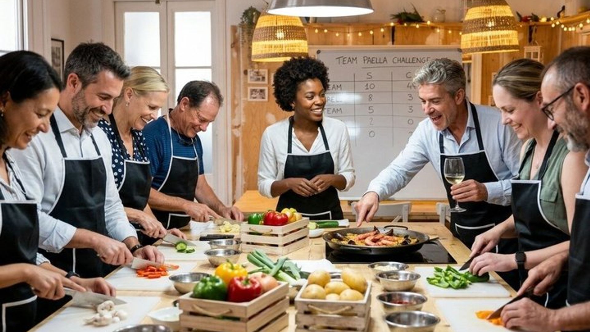 Barcelona: Paella Cooking Class and Spanish Tapas Tasting