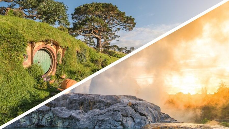 Hobbiton and Rotorua Day Tour Including Te Puia From Auckland
