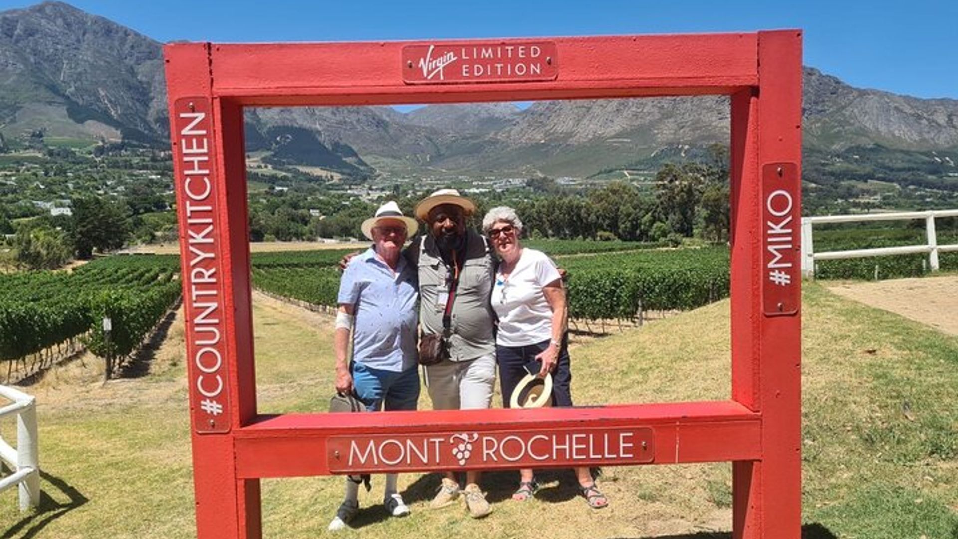 Visite à arrêts multiples du tram à vins de Franschhoek