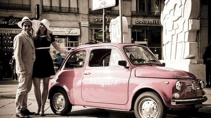 Milan Private Vintage Fiat 500 Tour with Pickup Upgrade