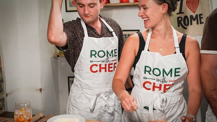 Rome: Cocktails and Pasta Small-Group Cooking Class